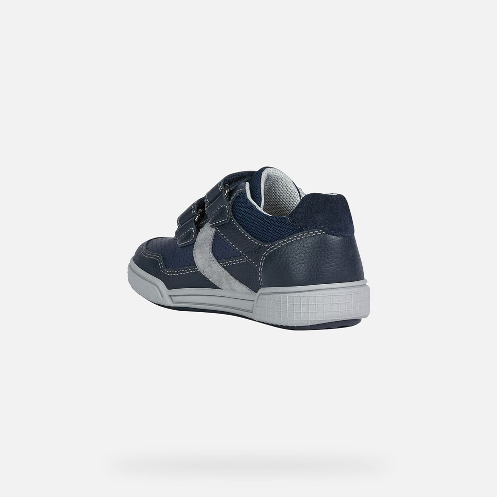 Geox Sneakers Navy Poseido - Geox Boys Shoes - KPQVRW049